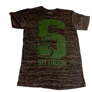 HARRY POTTER Slytherin T-shirt Junior Small Gray Green